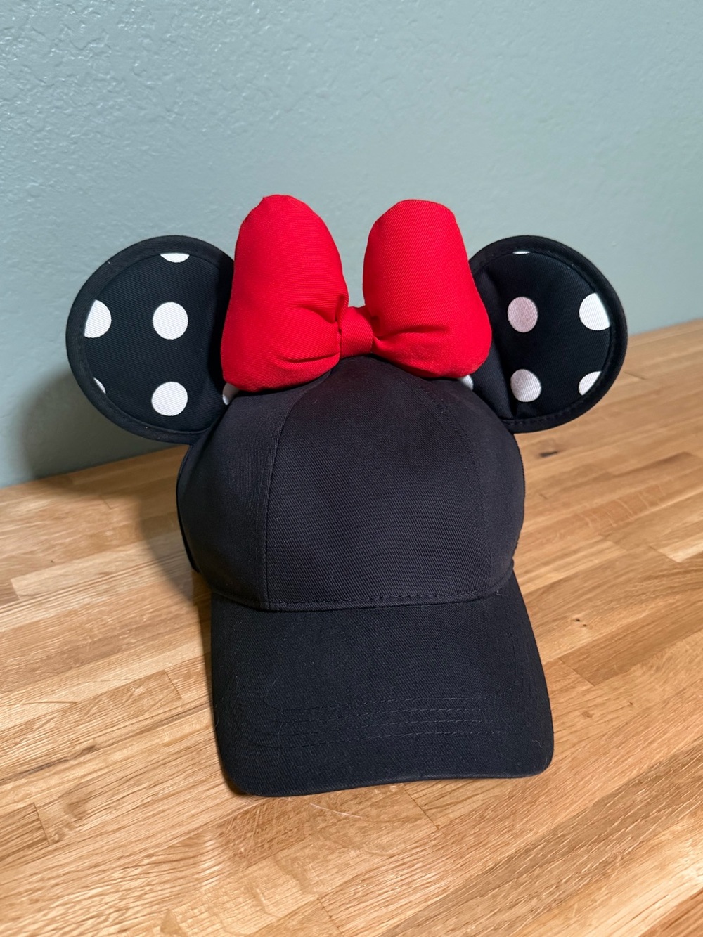 Minnie Mouse Snap Back with Polka Dot Ears and Red Bow